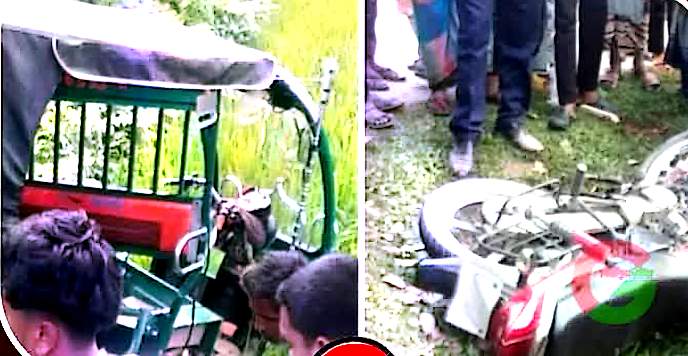 মোটরসাইকেল-অটোরিকশা সংঘর্ষে নিহত ২, আহত ৪