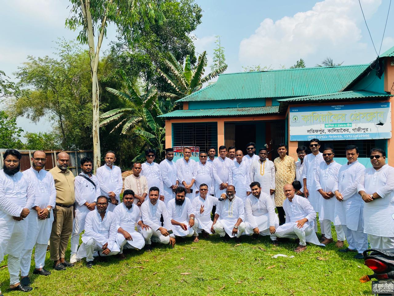 কালিয়াকৈর প্রেসক্লাবের উদ্যোগে ঐতিহ্যবাহী পহেলা বৈশাখ উদযাপন