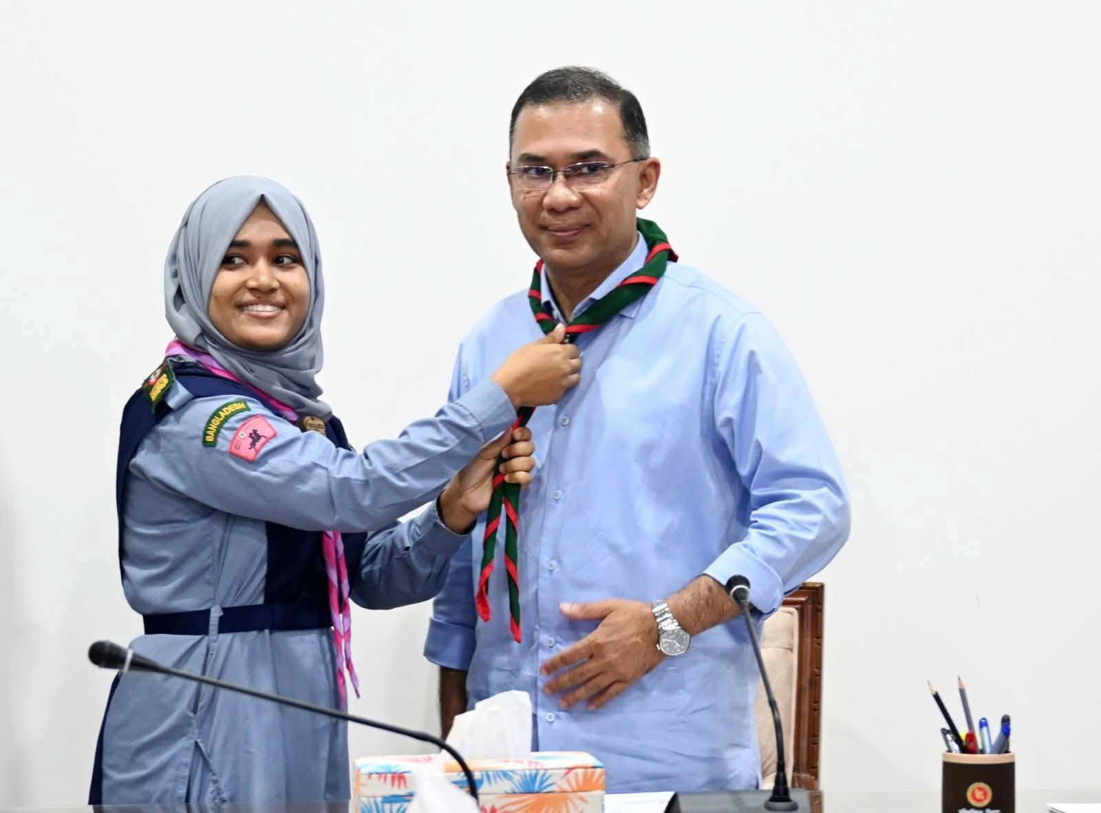 প্রধানমন্ত্রীর সঙ্গে বাংলাদেশ স্কাউটসের কার্যনির্বাহী কমিটির সৌজন্য সাক্ষাৎ