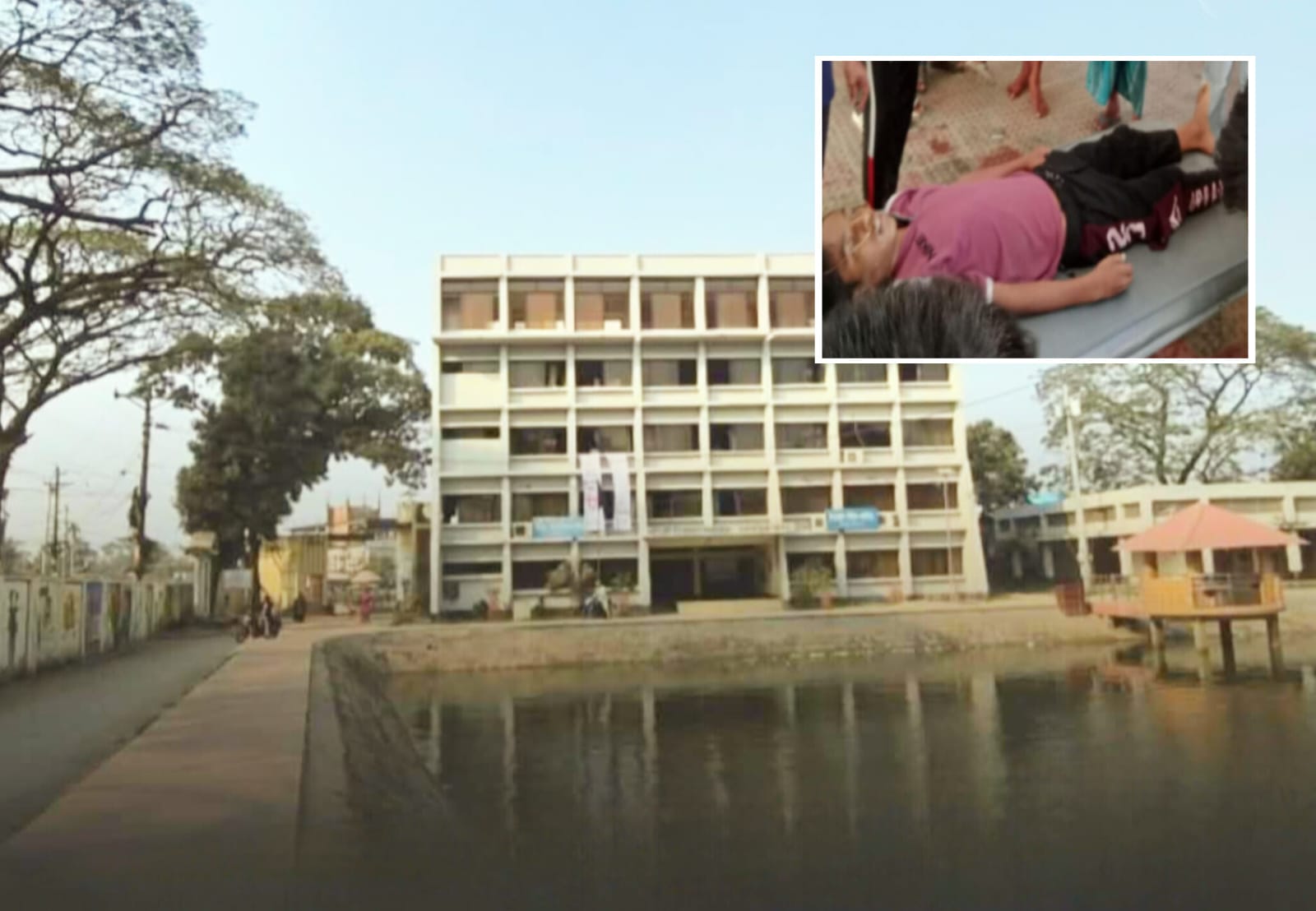 কটিয়াদী উপজেলা পরিষদের পুকুরে ডুবে এক শিক্ষার্থীর মৃত্যু