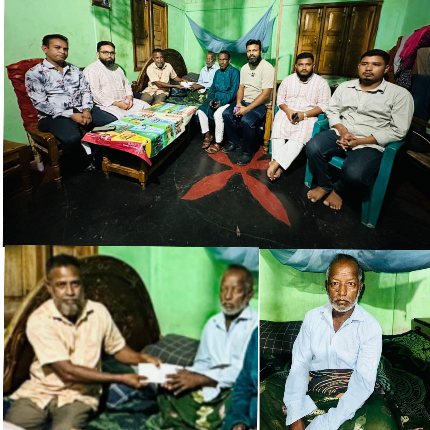 কুলাউড়ায় ক্যান্সার আক্রান্ত সুতি মালাকার কে আর্থিক সহায়তা প্রদান