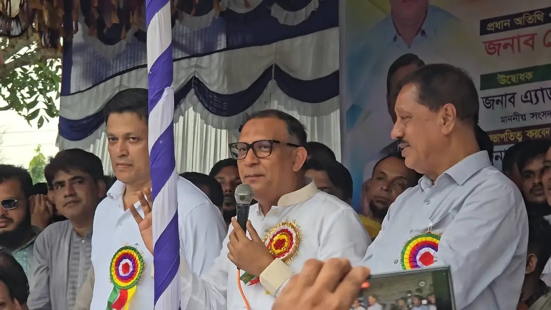 আচমিতা জর্জ ইনস্টিটিউশন মাঠকে স্টেডিয়াম করার ঘোষণা প্রতিমন্ত্রী শরিফুল আলমের