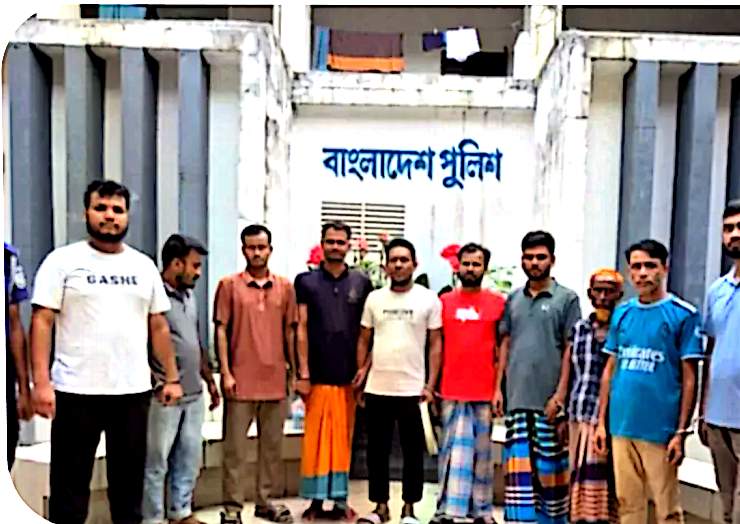 ময়মনসিংহে মিছিলের পর পুলিশের মামলা, গ্রেপ্তার ৯ ছাত্রলীগ নেতাকর্মী কারাগারে