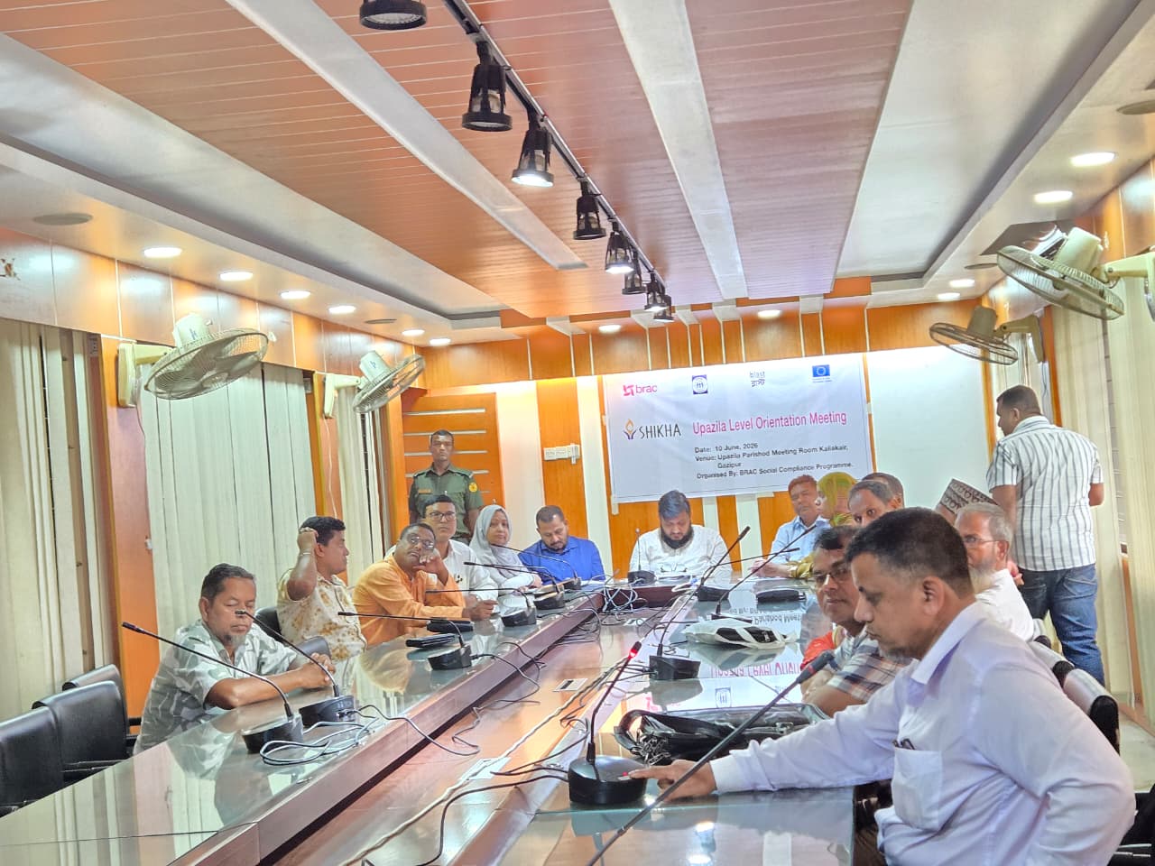 কালিয়াকৈরে ব্র্যাক শিখা প্রকল্পের ওরিয়েন্টেশন সভা অনুষ্ঠিত