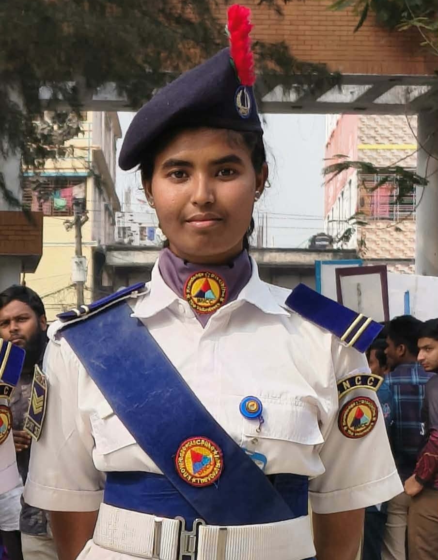 বরিশাল বিশ্ববিদ্যালয় বিএনসিসি নৌ শাখার নতুন সিইউও তাসমিয়া হক ঐশি
