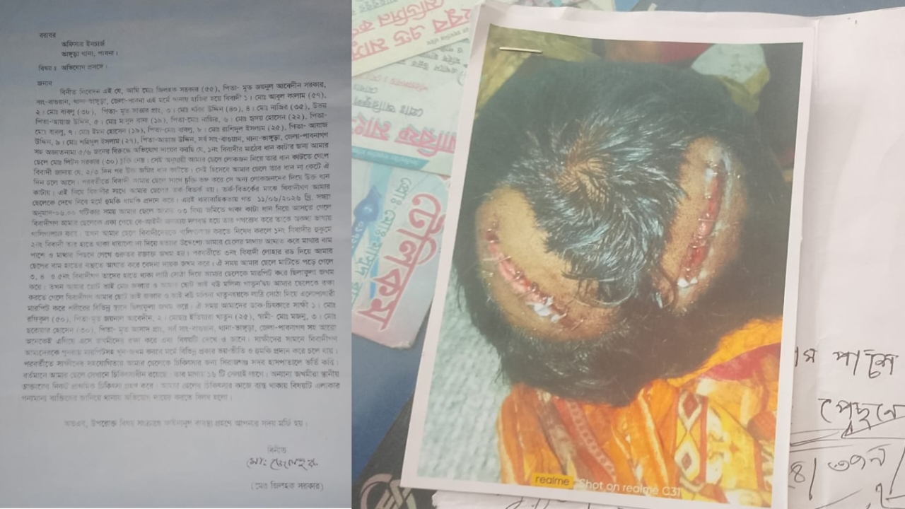 ভাঙ্গুড়ায় ধান কাটাকে কেন্দ্র করে সংঘর্ষ, থানায় অভিযোগ