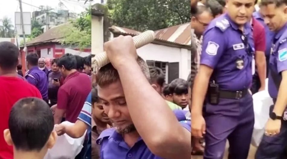 কিশোরগঞ্জে দুর্ঘটনায় প্রাণ হারানো স্কুলছাত্রের মরদেহ উদ্ধারে গিয়ে স্তব্ধ পুলিশ বাবা