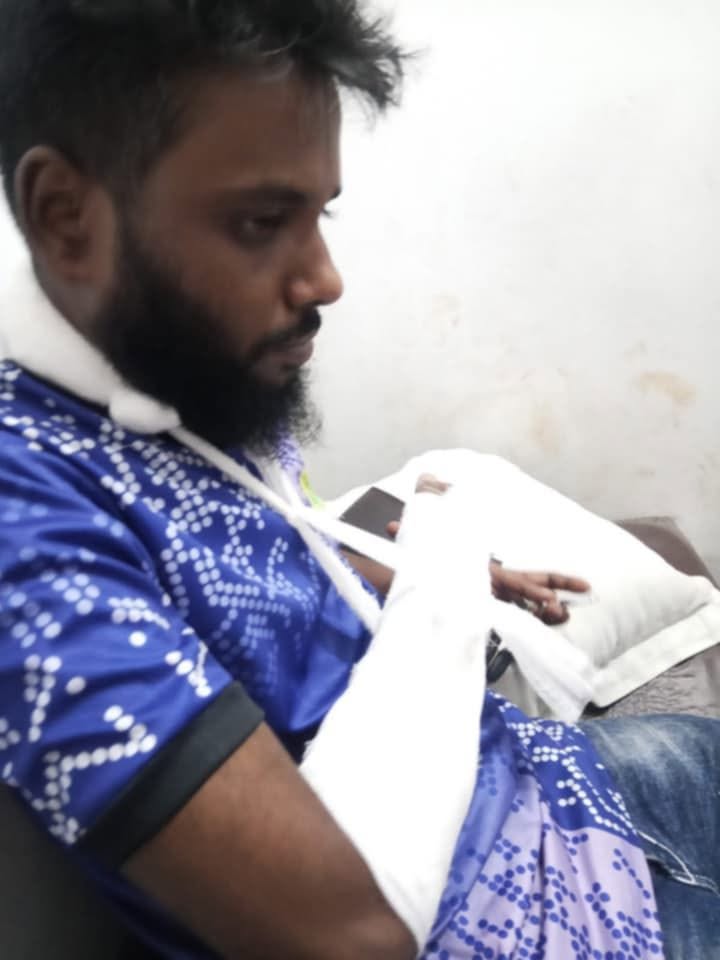 মাদক বিক্রির প্রতিবাদ করায় সাংবাদিকসহ তিনজনের ওপর হামলা, থানায় অভিযোগ