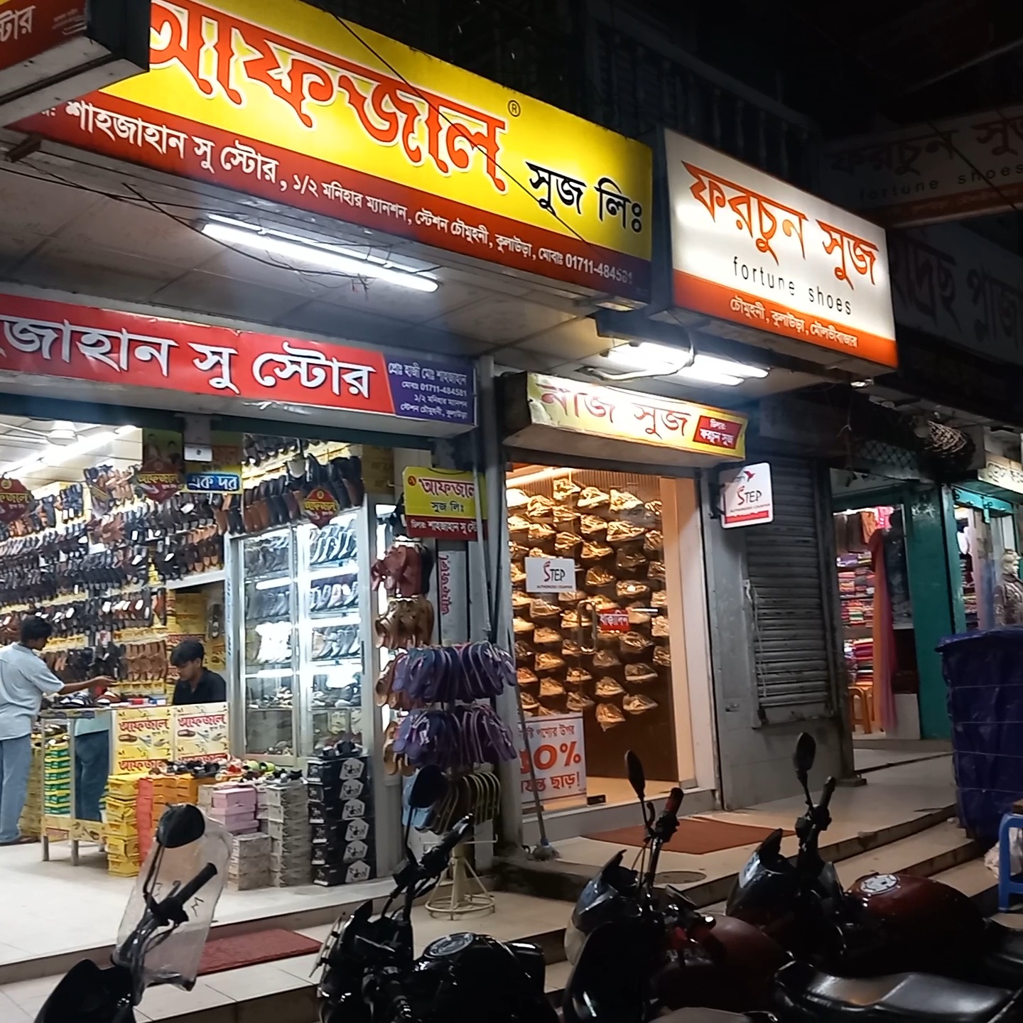 সরকারি নির্দেশনা উপেক্ষা করে রাতেও খোলা কুলাউড়ার শপিংমল-দোকানপাট