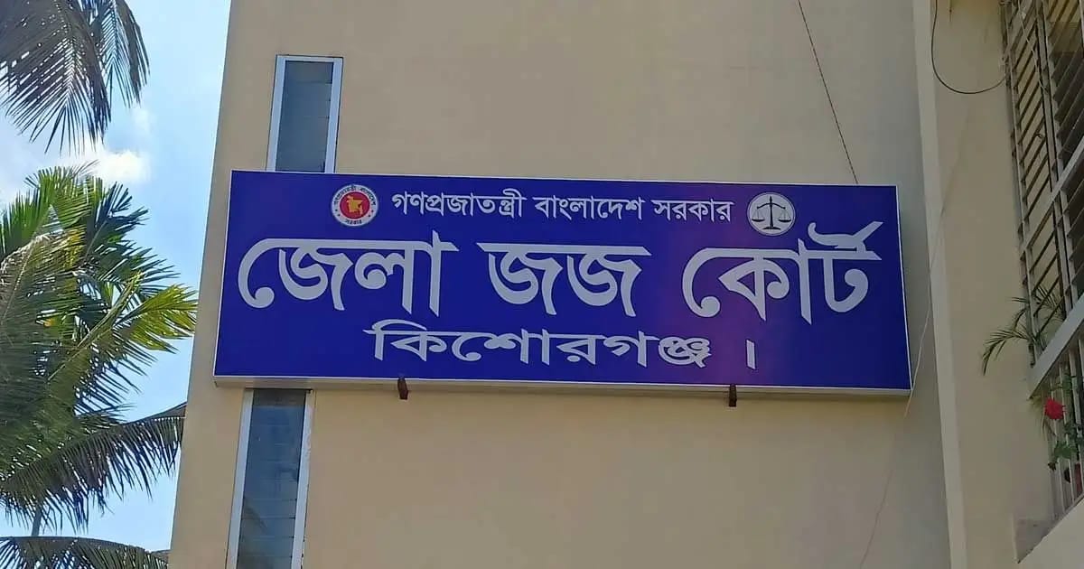 কিশোরগঞ্জে বাবাকে হ/ত্যা/র দায়ে ছেলের যাবজ্জীবন কারাদণ্ড